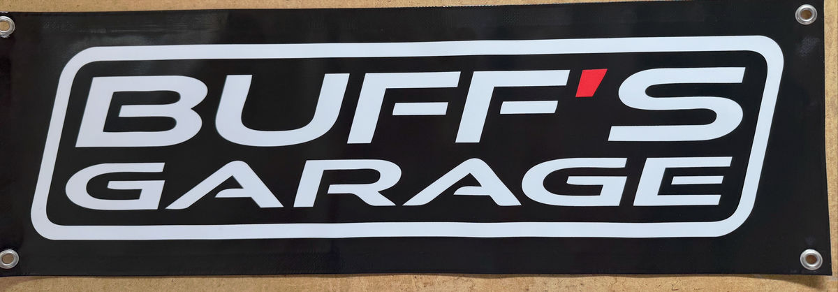 BG - 36x12 Buff's Garage Logo Banner