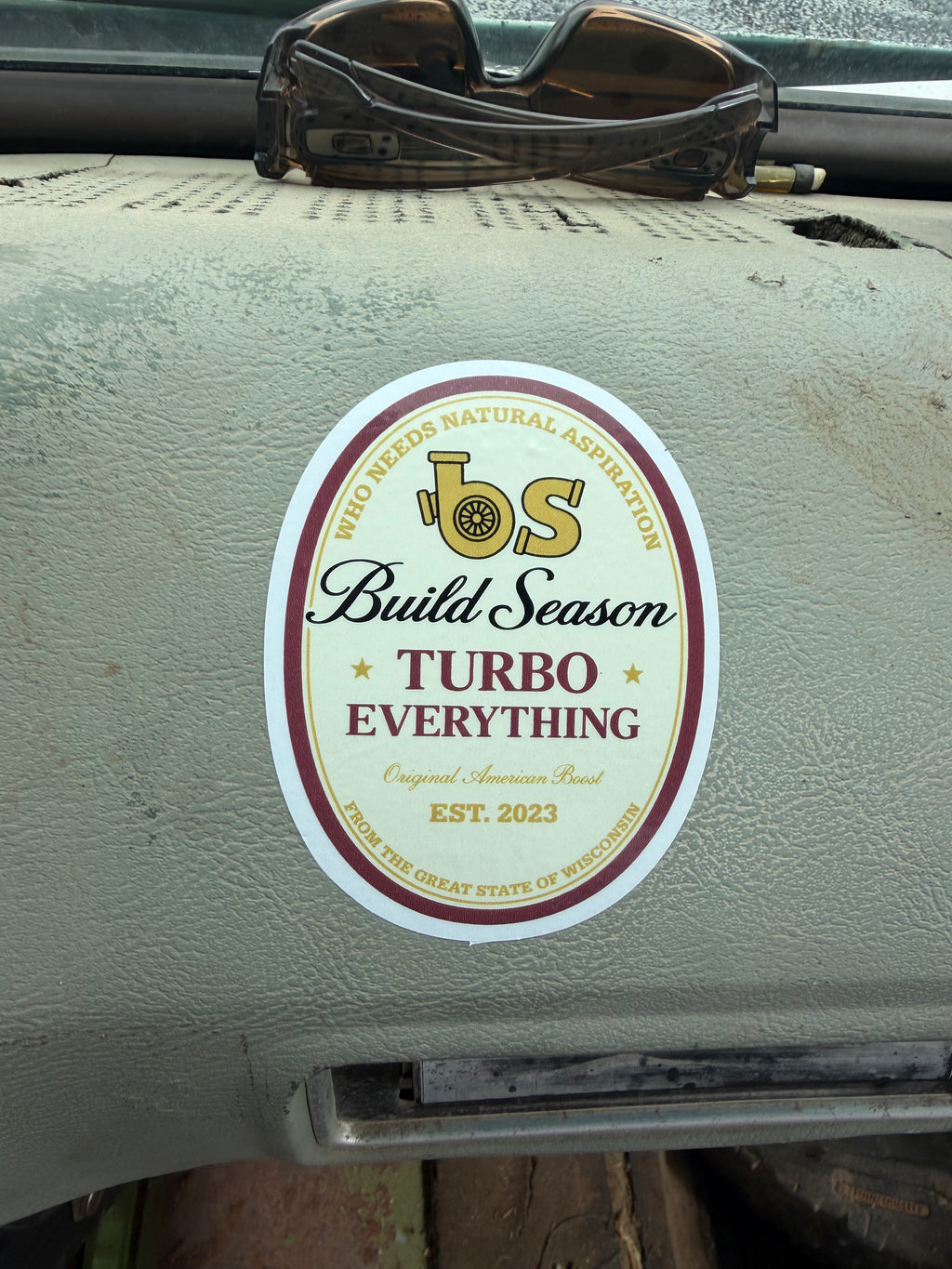 BS - Build Season Beer Knock Off Decal