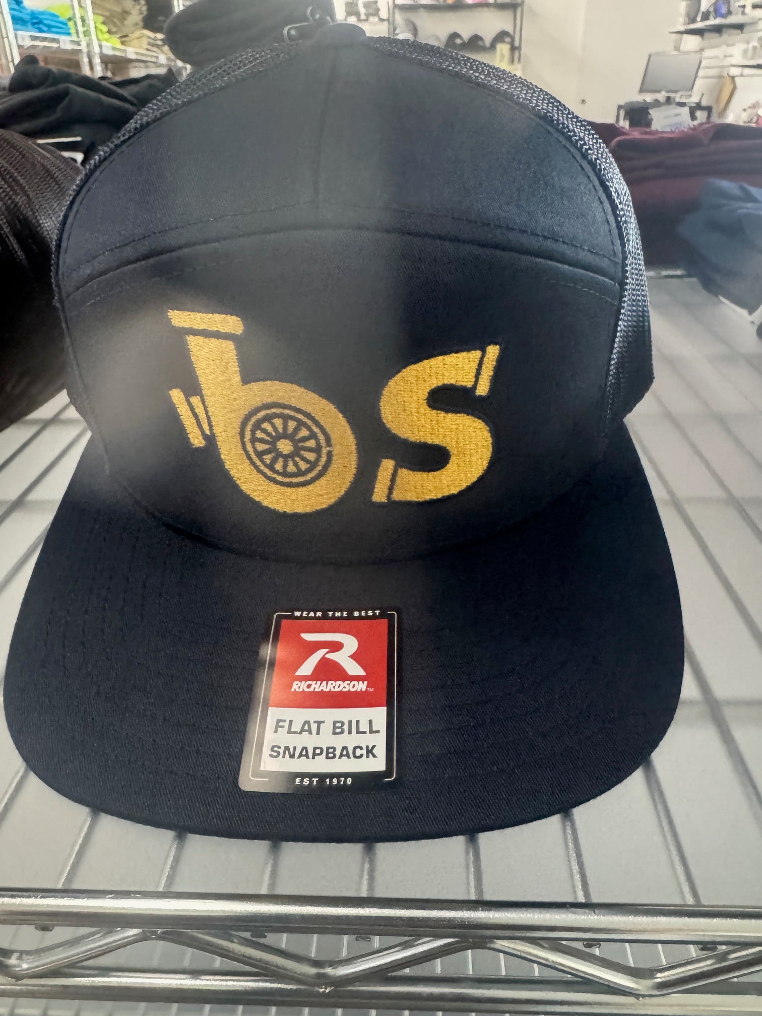 BS - OG Logo Flat Bill Navy with Gold