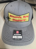 AEM - Richardson 112 Hat - Heather Grey Black AEM Logo