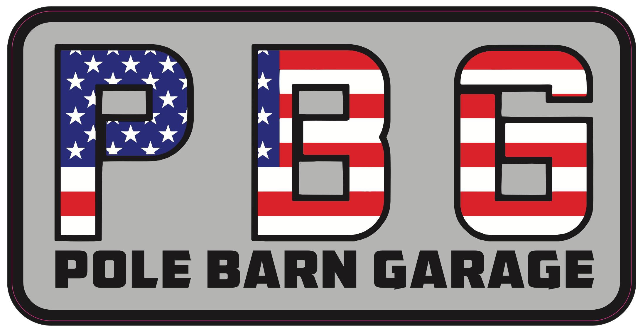PBG - Red White and Blue Decal