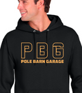 PBG - Jerzee NuBlend Pullover Hooded Sweatshirt - Black