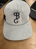 PBG - Ranch Hat - Light Grey and Black Corduroy Trucker Hat Richardson 930