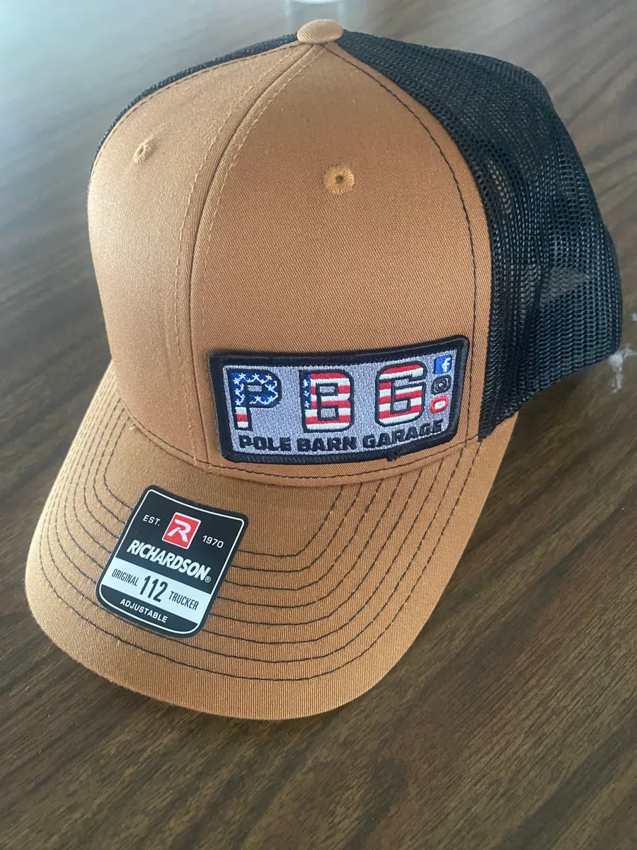 PBG - Richardson 112 - PBG Flag Patch - Carmel and Black