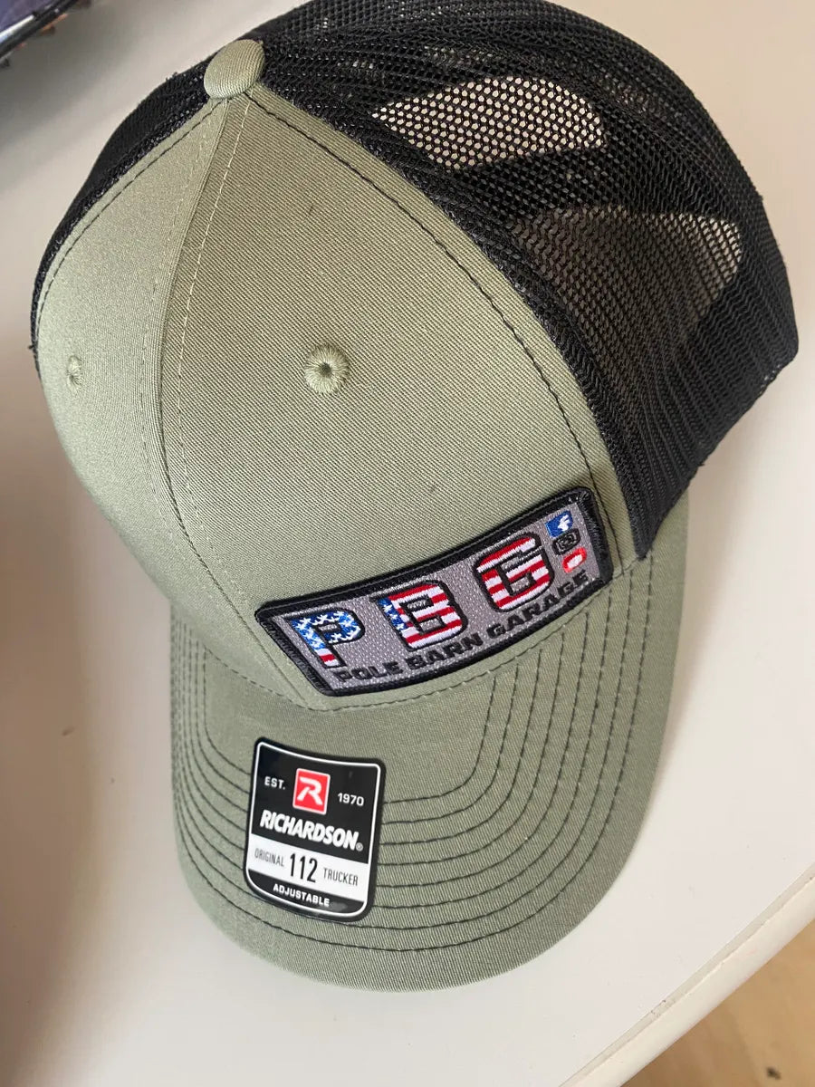 PBG - Richardson 112 - PBG Flag Patch - Loden and Black