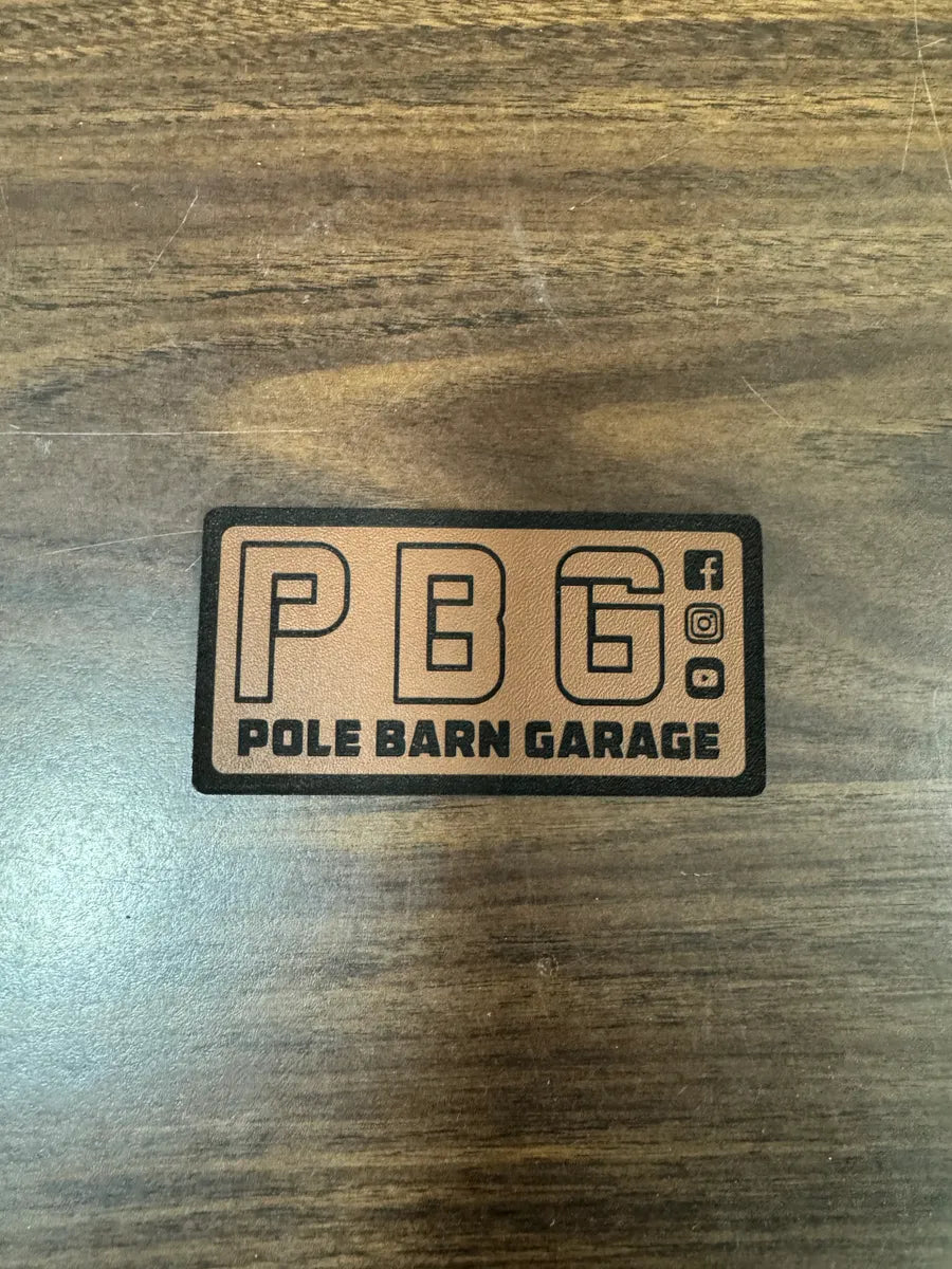 PBG - Leather Heat Applied Patch