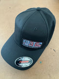PBG - 6277 Flex Fit Hat Black - RWB Patch