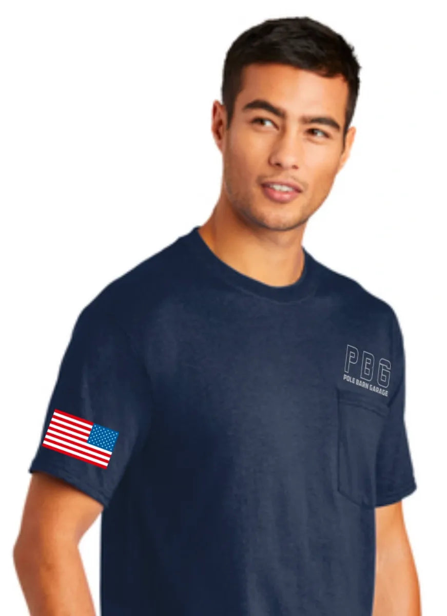PBG - Navy Pocket Tee Shirt
